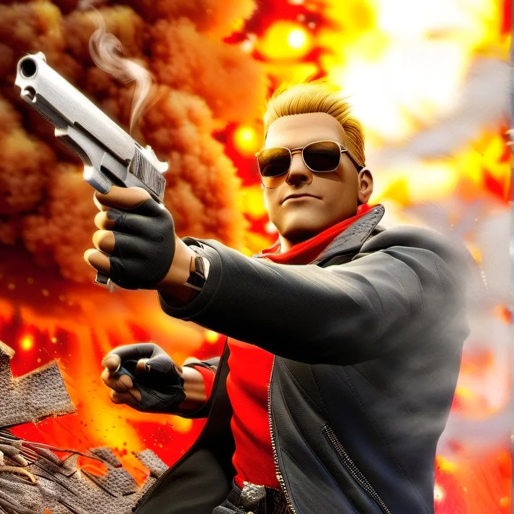 chat with ai character: Duke Nukem