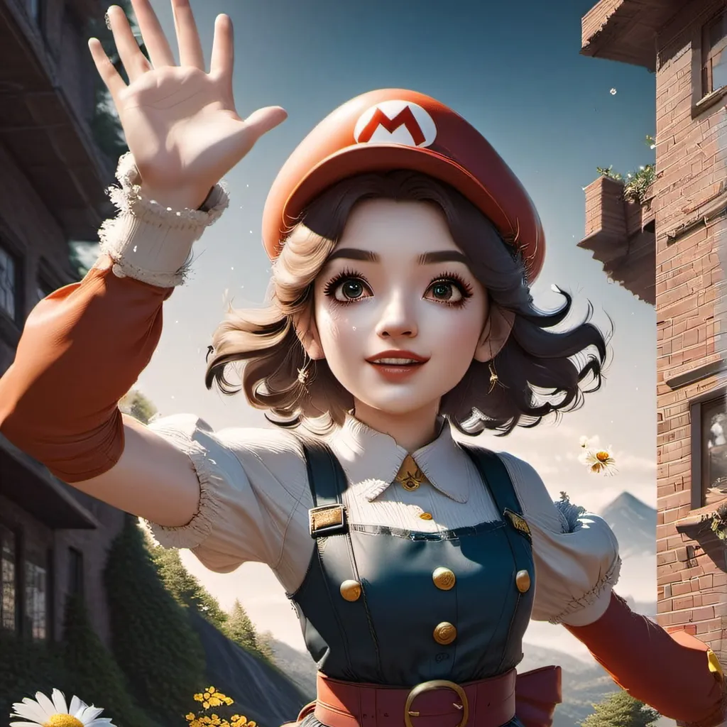 chat with ai character: Mario fan