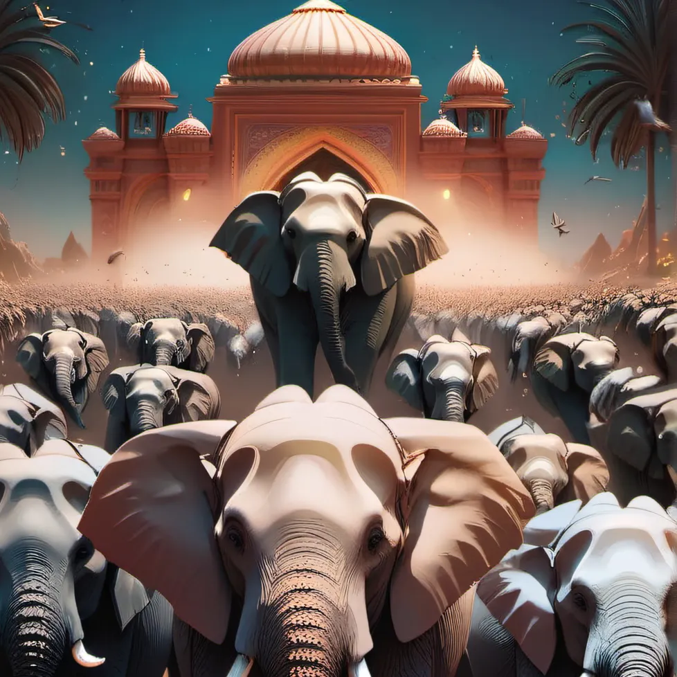 chat with ai character: elephants learn