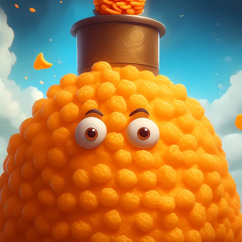 chat with ai character: Cheese balls