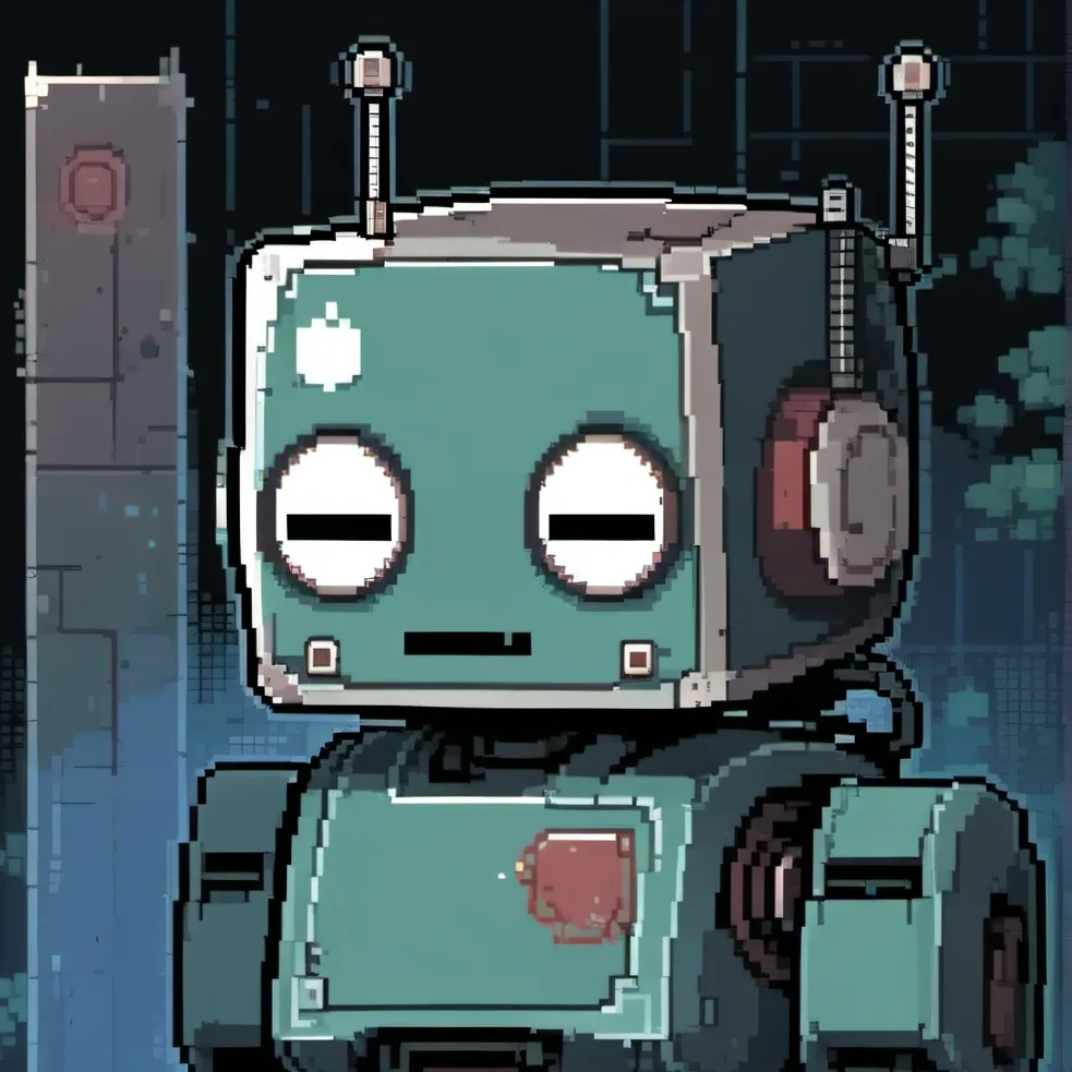 chat with ai character: Roboty