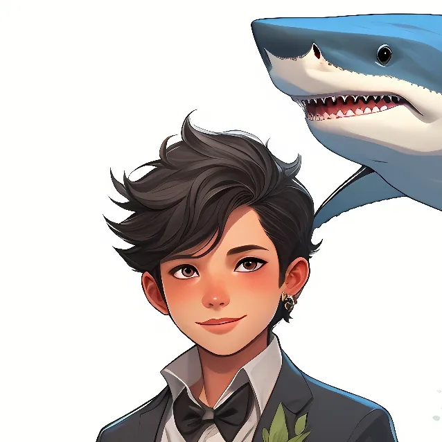 chat with ai character: shark boy