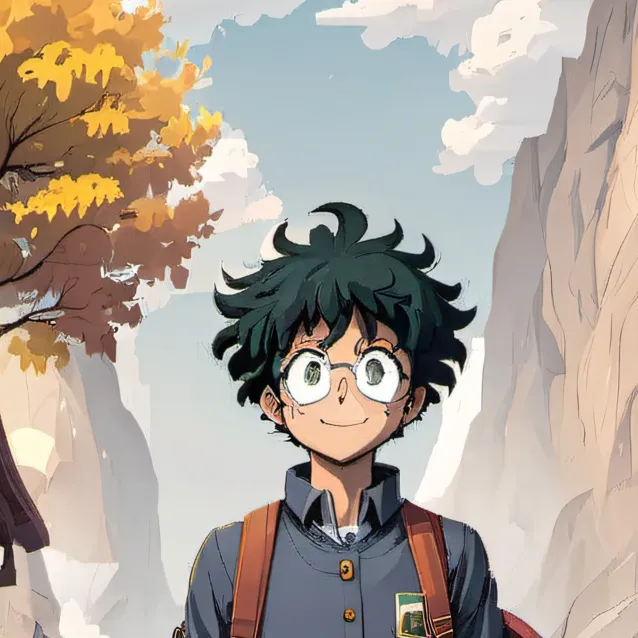 chat with ai character: Deku
