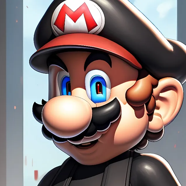 chat with ai character: pibby glitch mario