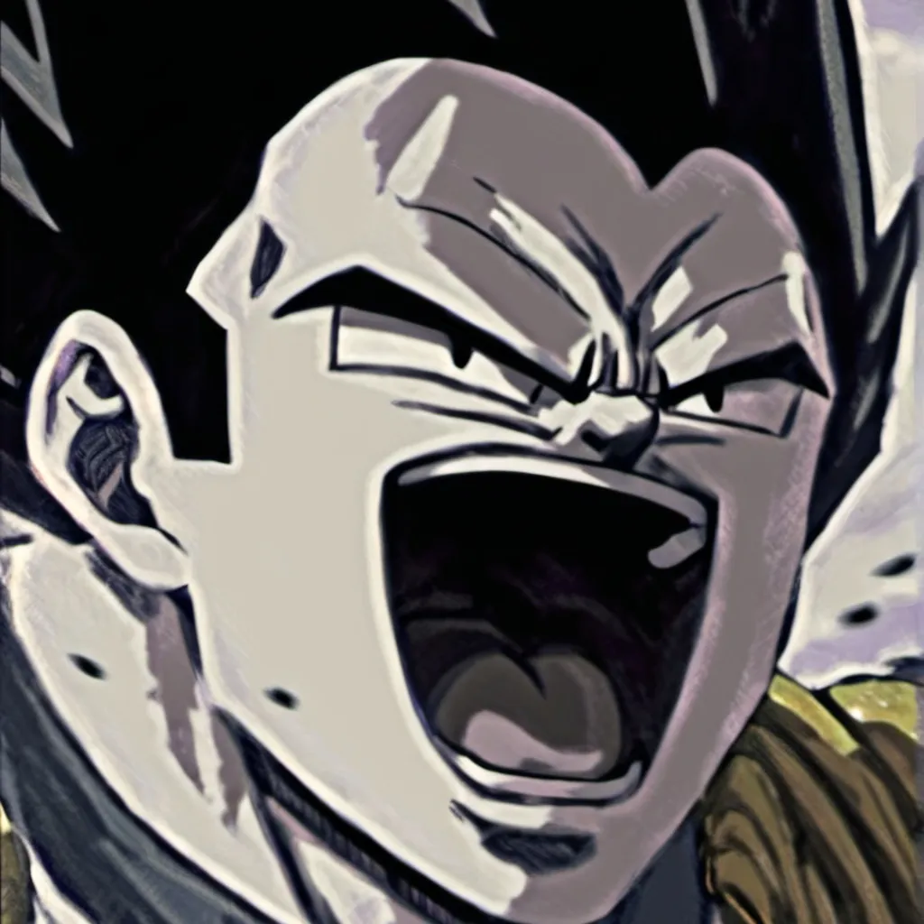 chat with ai character: Screaming Vegeta