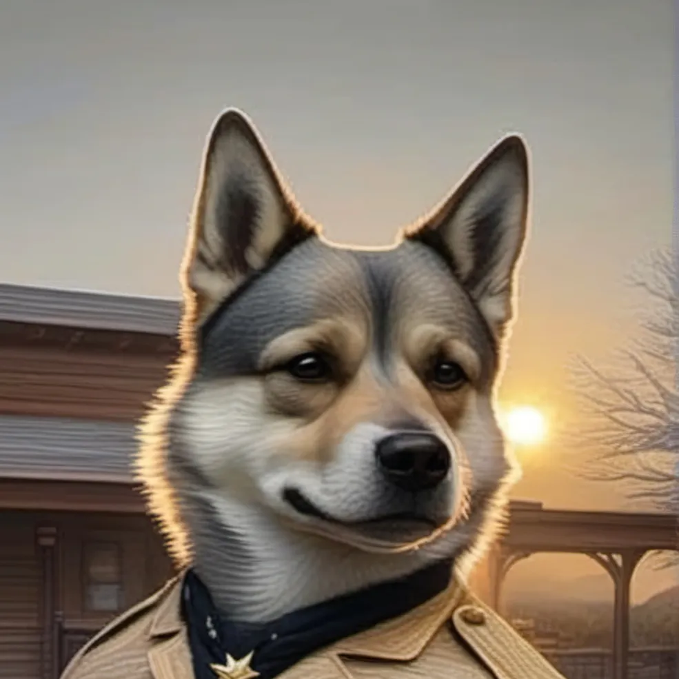 chat with ai character: Sheriff dog