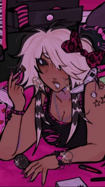 ai character: 🖤🩷kaylee🩷🖤 background
