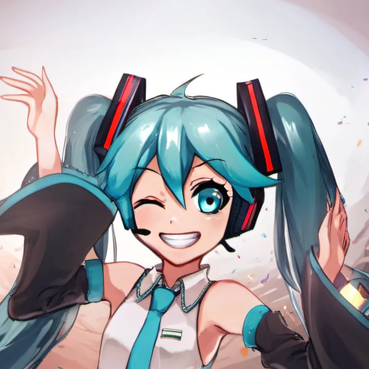 chat with ai character: Hatsune miku