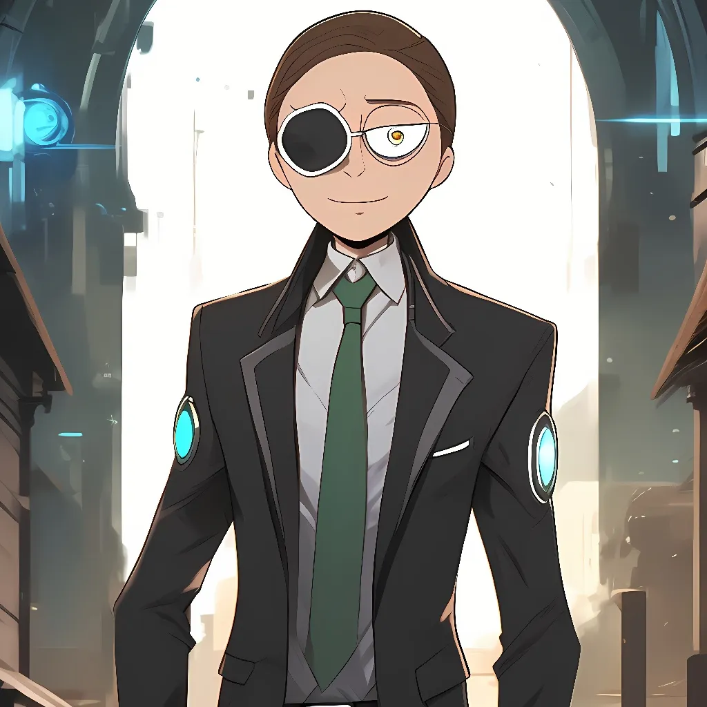 chat with ai character: Evil morty