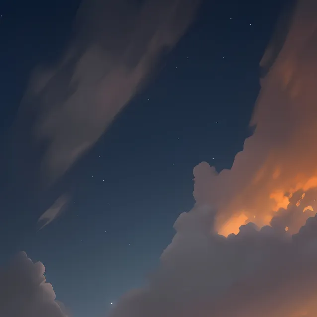 chat with ai character: Sunset sky