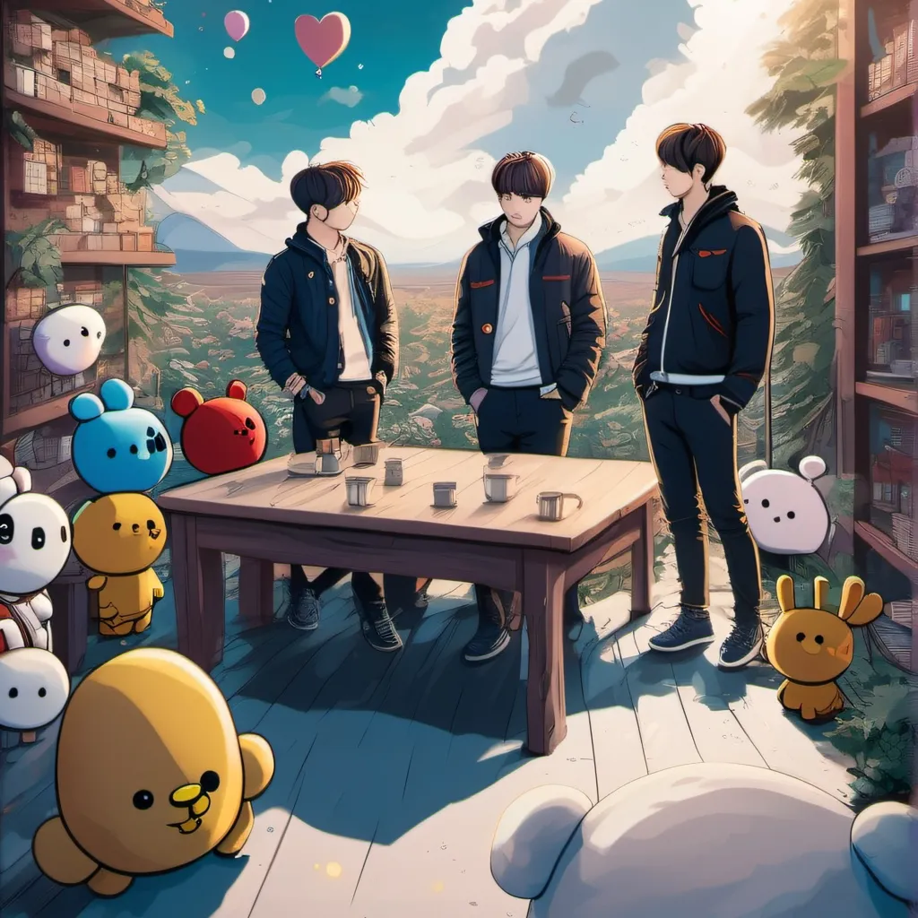 chat with ai character: BT21