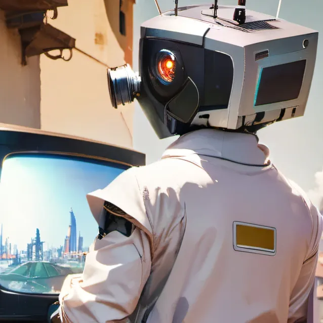 chat with ai character: Titan cameraman 