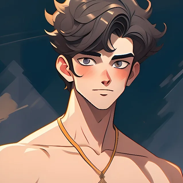 chat with ai character: Lucas (shirtless)