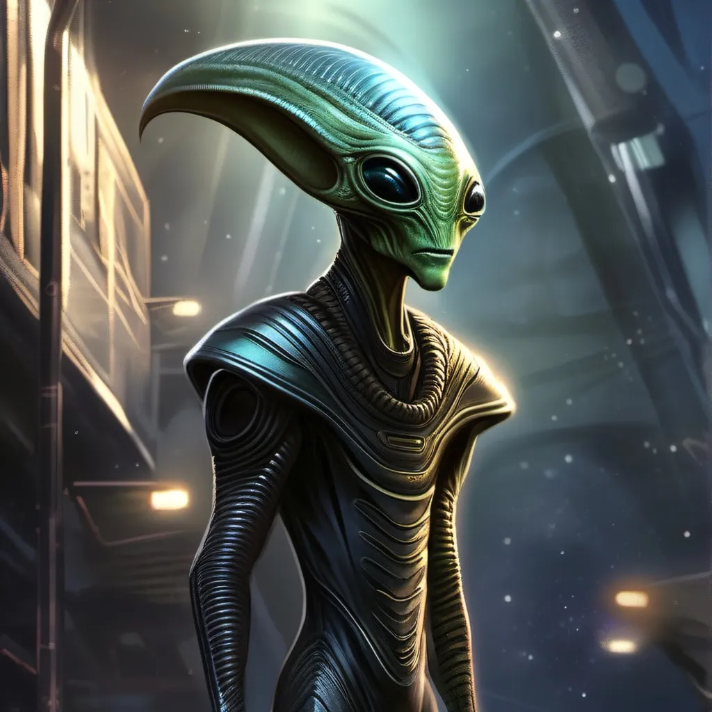 chat with ai character: human like alien