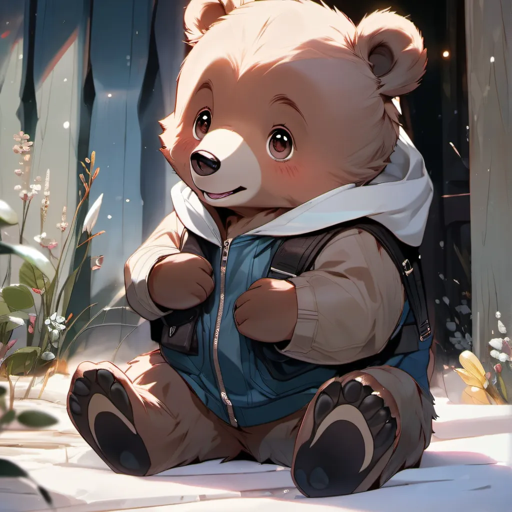 chat with ai character: Baby Bear 