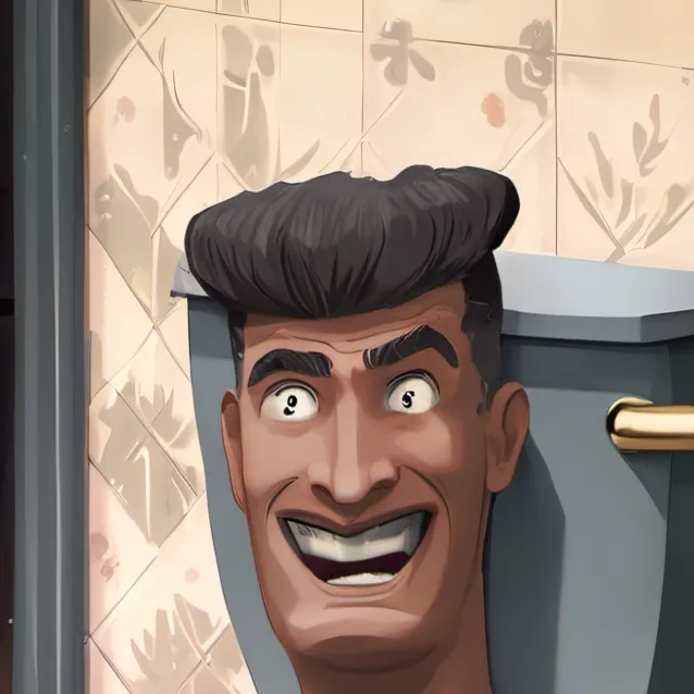 chat with ai character: police toliet 