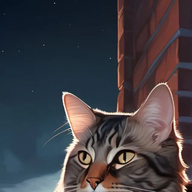 chat with ai character: the cat on a wall
