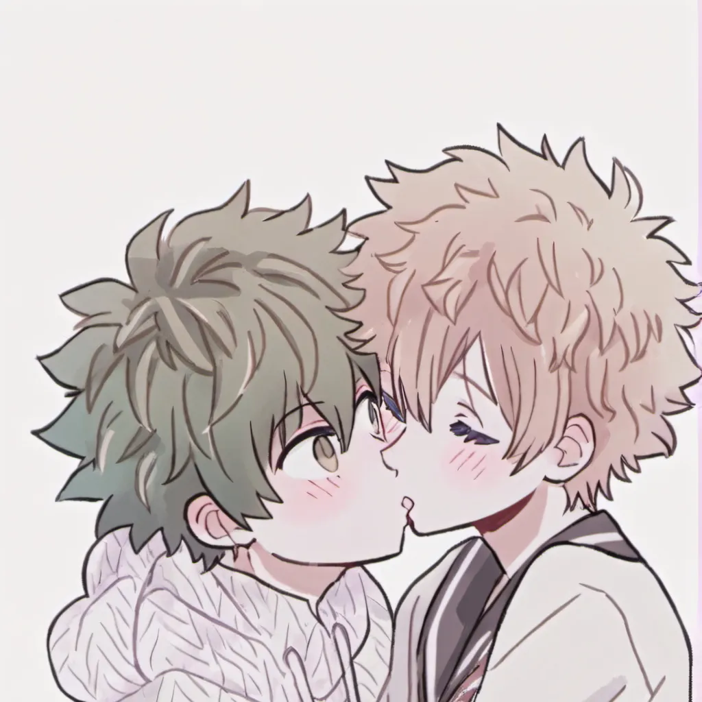 chat with ai character: Bakugo and deku