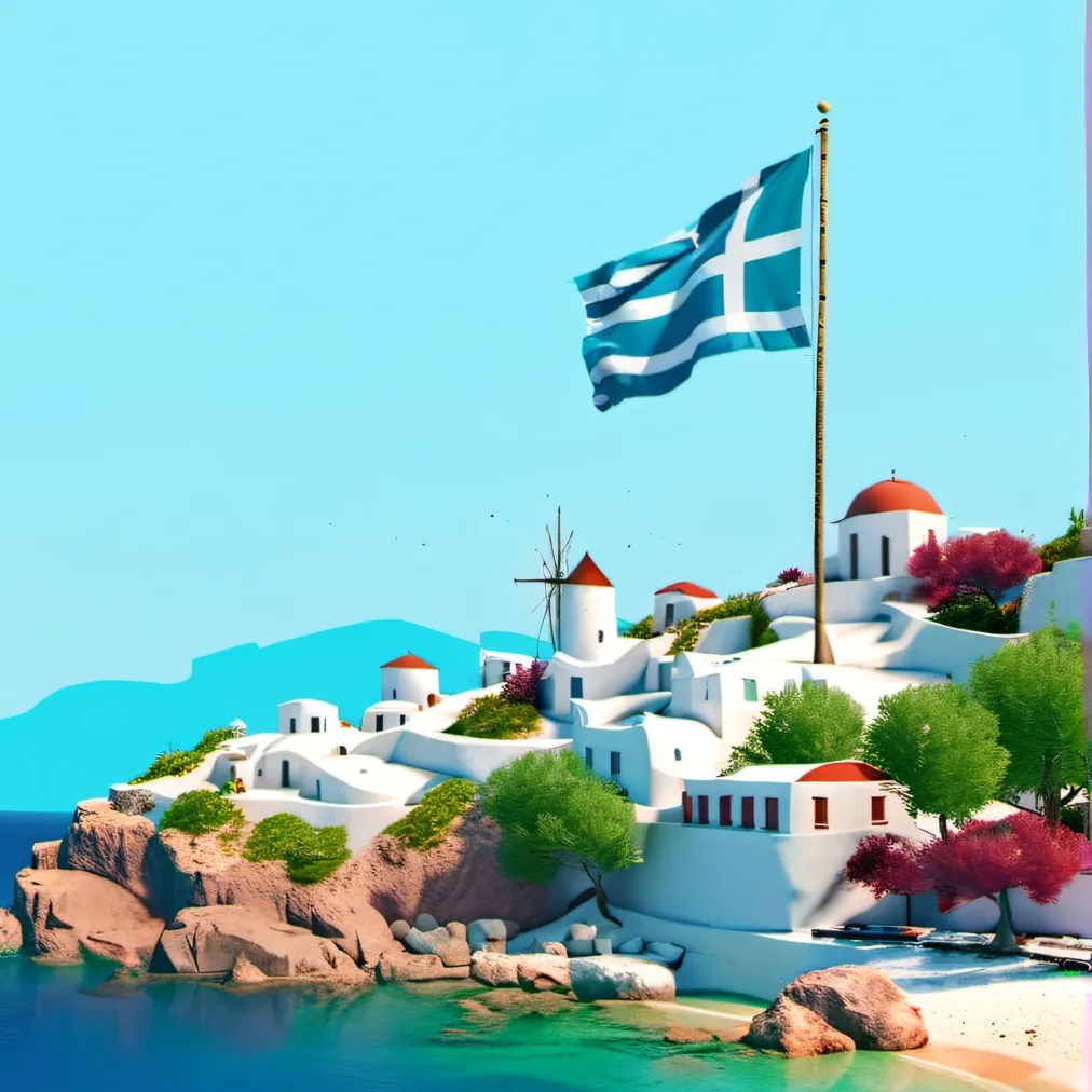 chat with ai character: Greek islands