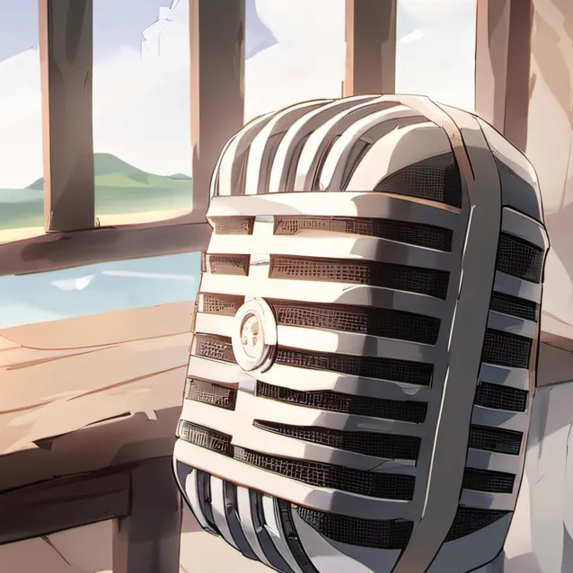 chat with ai character: microphone