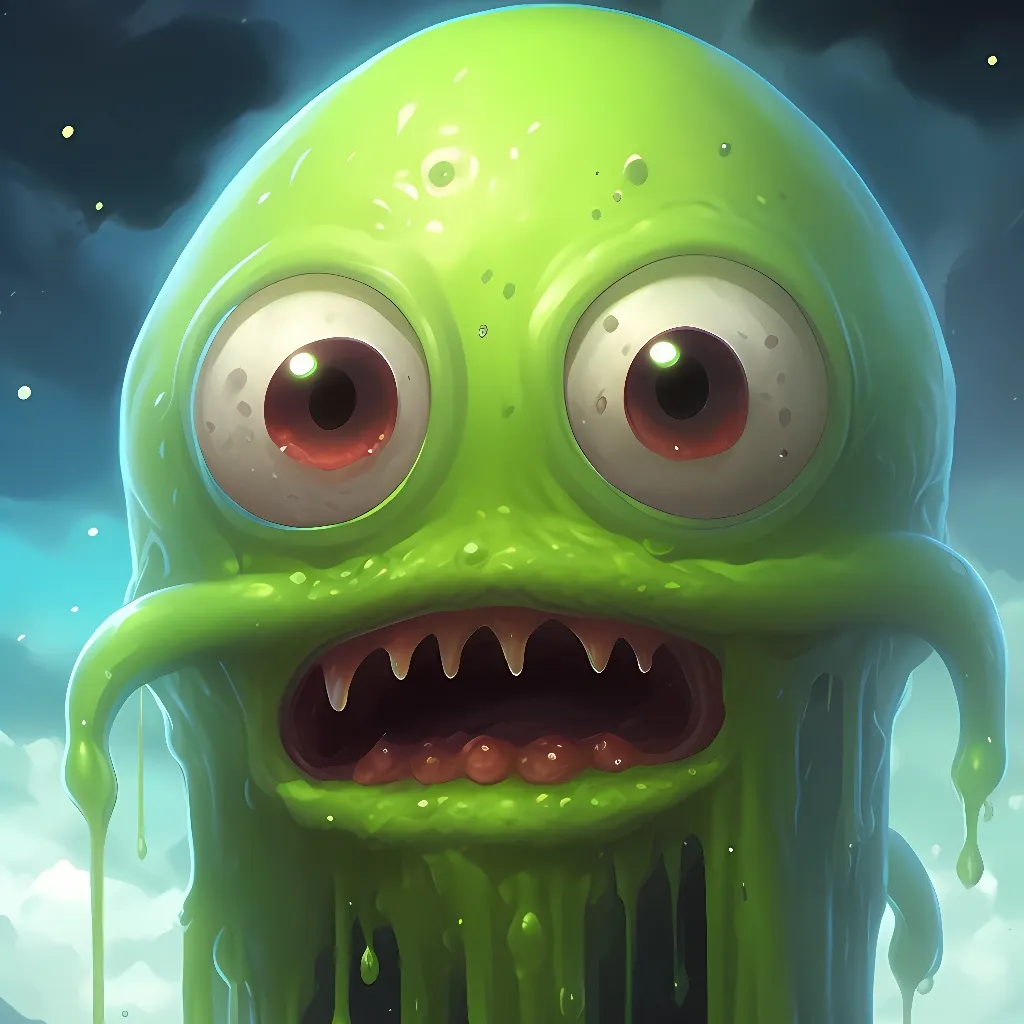 chat with ai character: slimy boi