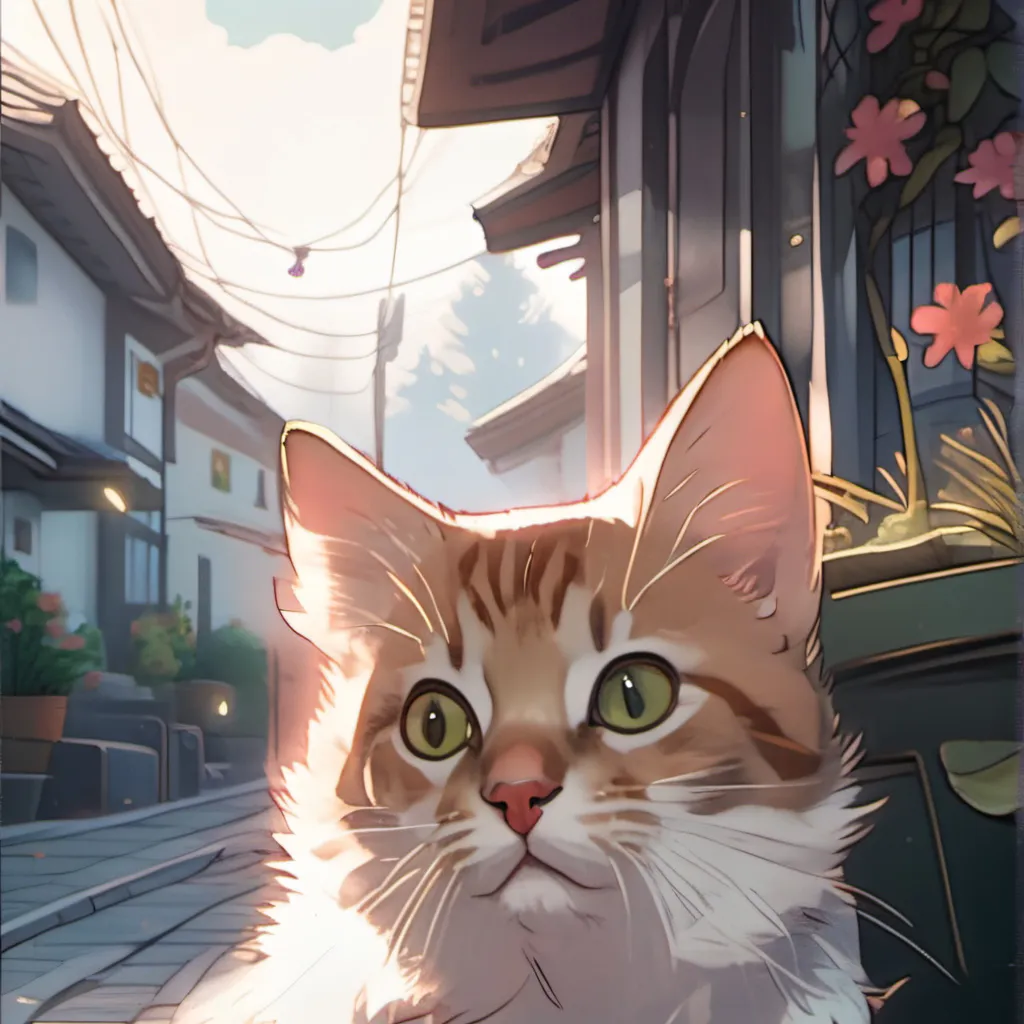 chat with ai character: A cat
