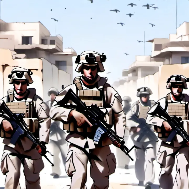 chat with ai character: Iraq war