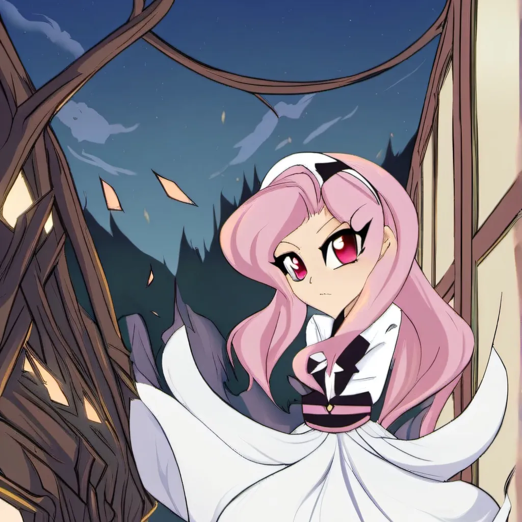 chat with ai character: Flutter shy