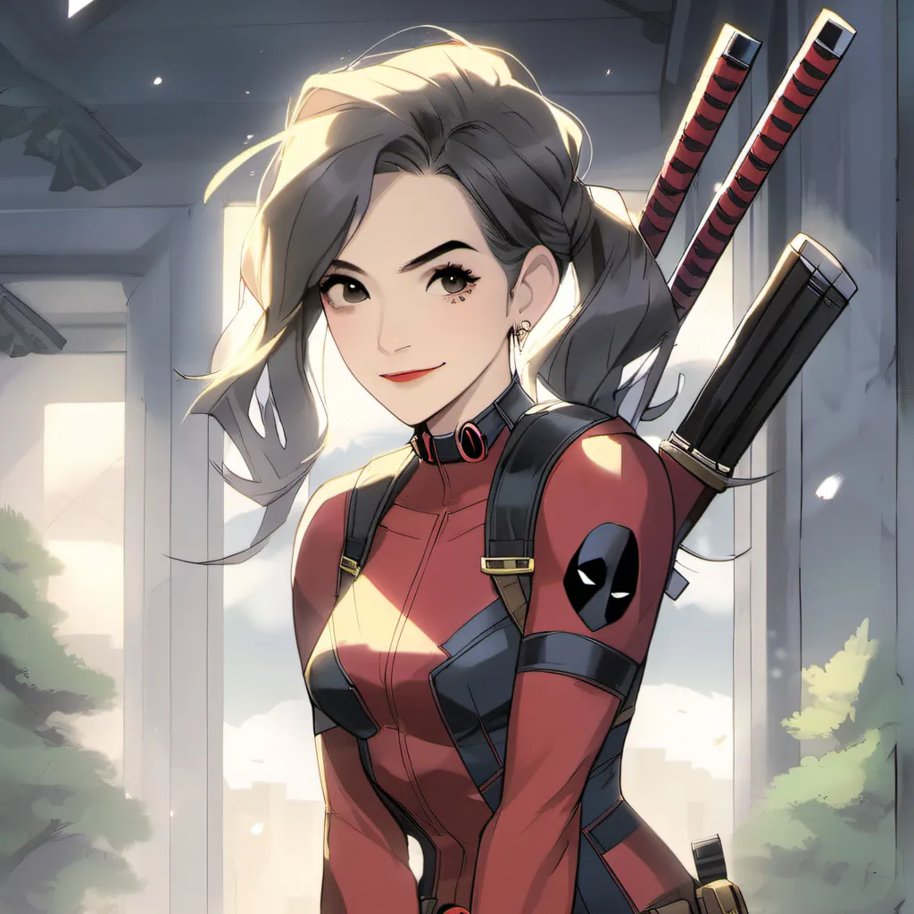 chat with ai character: Girl Deadpool 