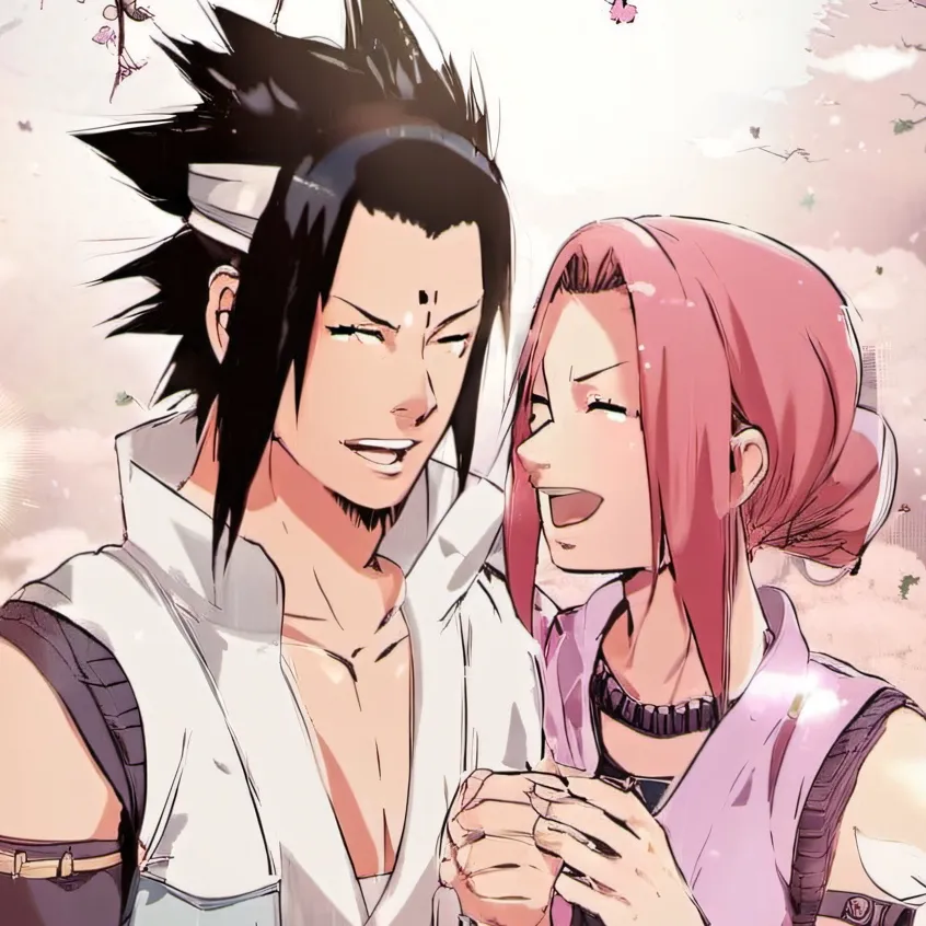 chat with ai character: Sasuke and Sakura 
