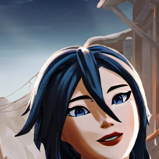 chat with ai character: snow