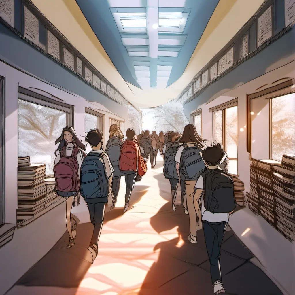 chat with ai character: school