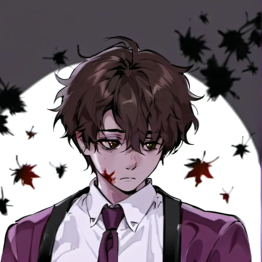 chat with ai character: Purple guy