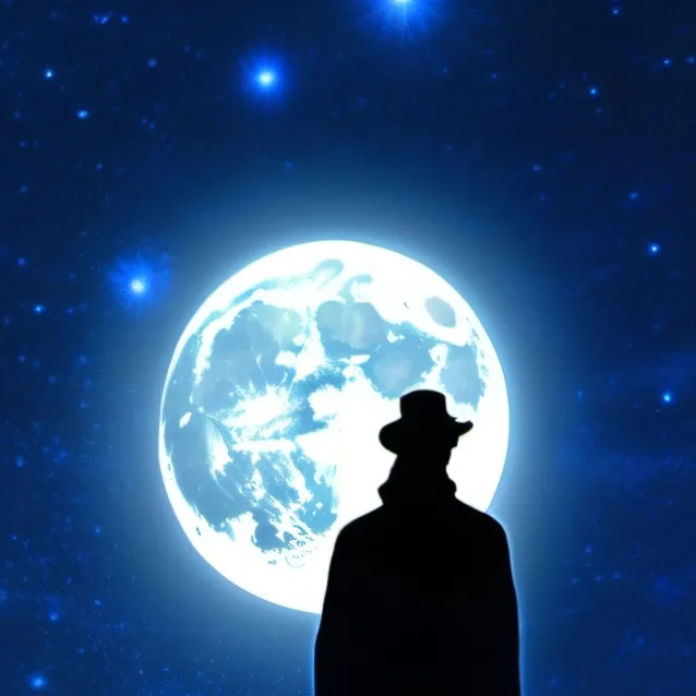chat with ai character: the Glowing moon