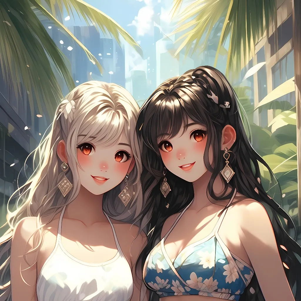 chat with ai character: 姐妹花