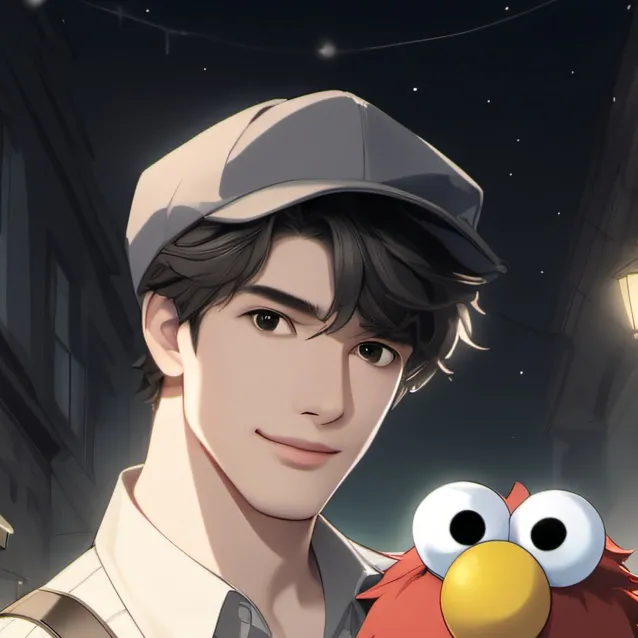 chat with ai character: Jake and Elmo