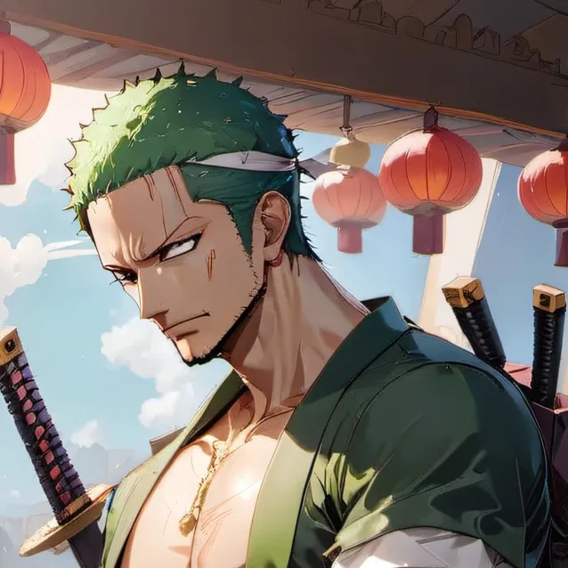 chat with ai character: zoro pt2 clearly..