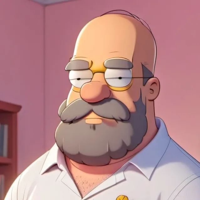 chat with ai character: old homer