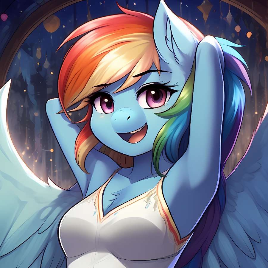 Chat with Rainbow Dash - Enjoy Free AI Character Voice Chat | Talkie AI ...