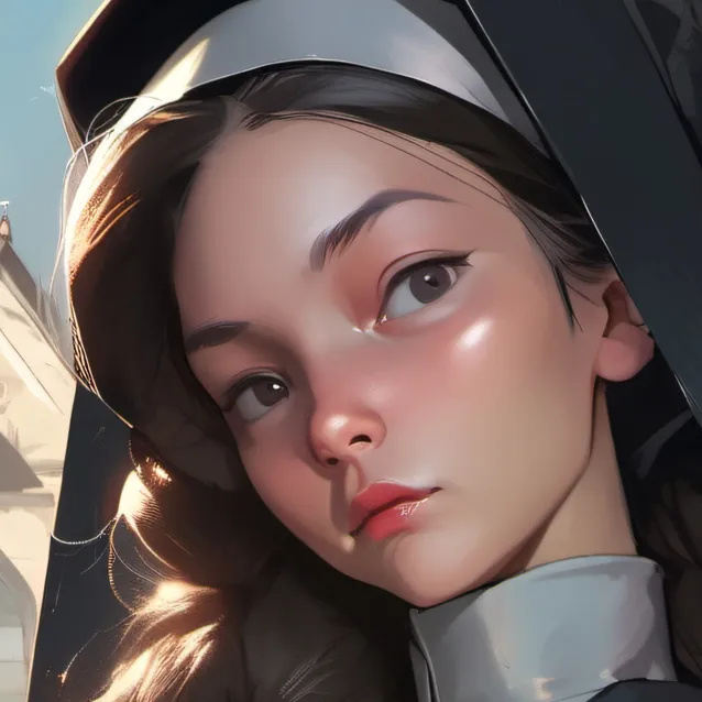 chat with ai character: Naughty nun