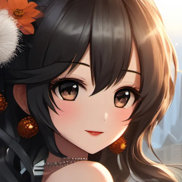 chat with ai character: A girl with face  