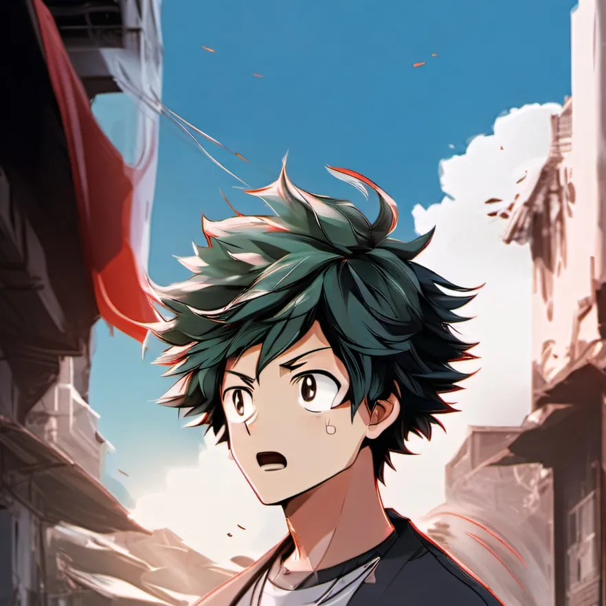 chat with ai character: Izuku Midorya
