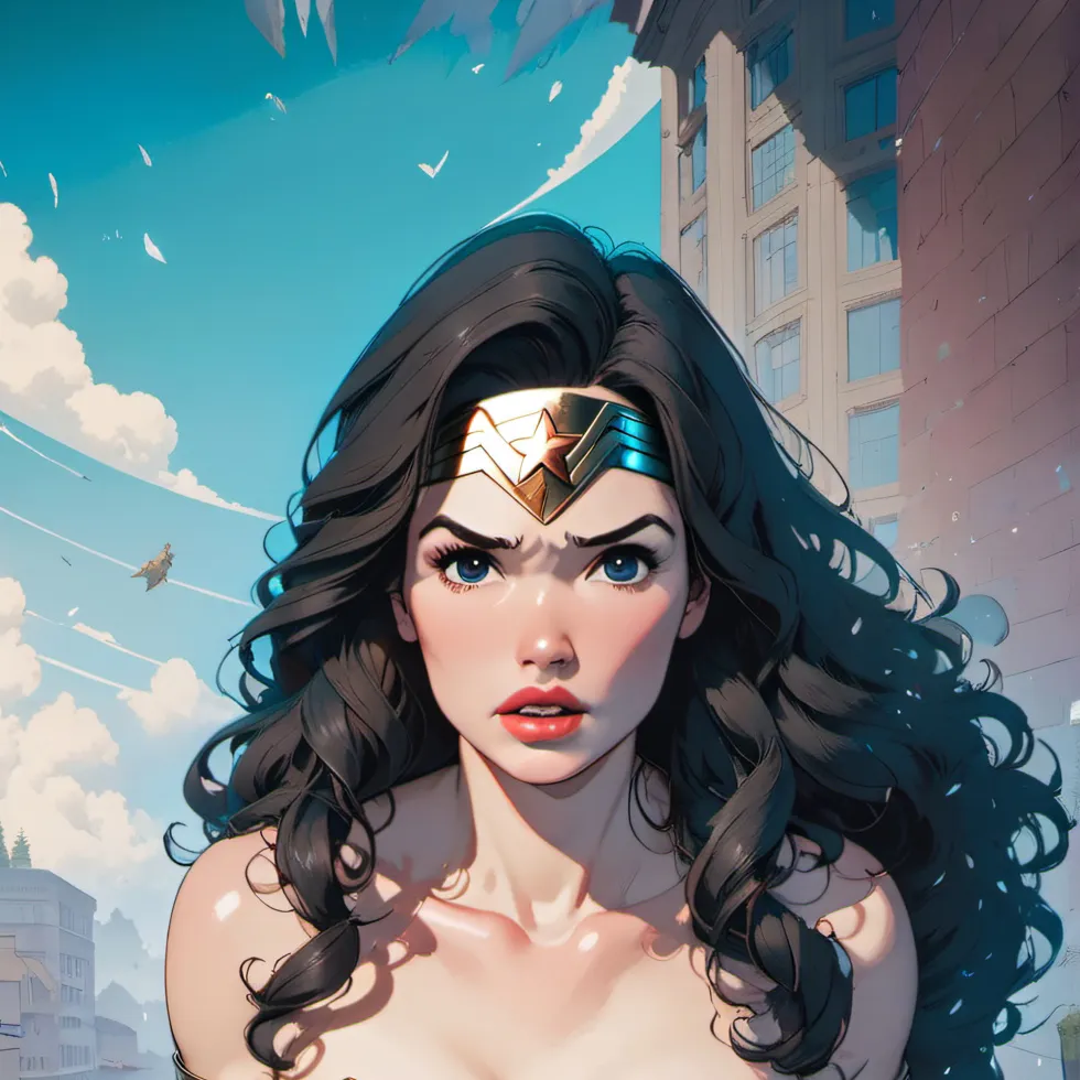 chat with ai character: Bimbo Wonder Woman
