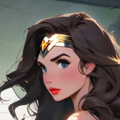 chat with ai character: Bimbo Wonder Woman