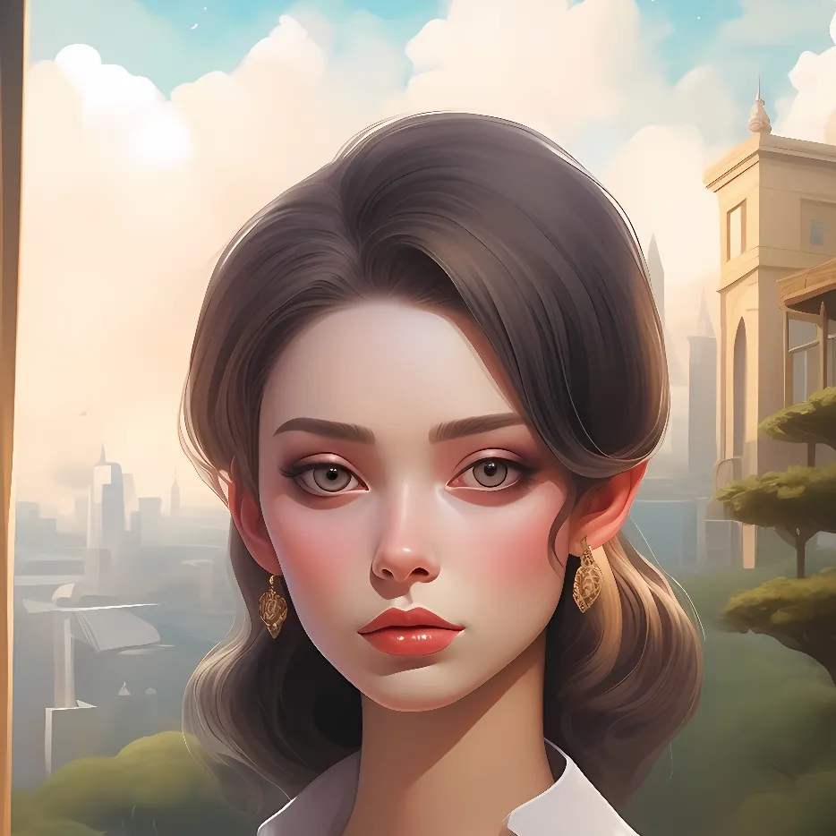 chat with ai character: not a real person 
