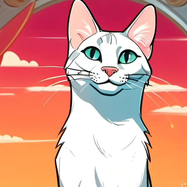 chat with ai character: slender cat