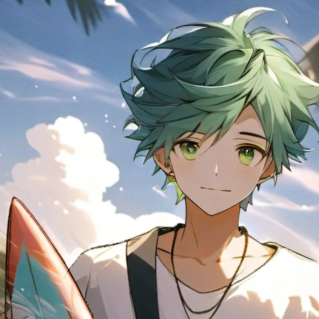 chat with ai character: MHA BEACH!