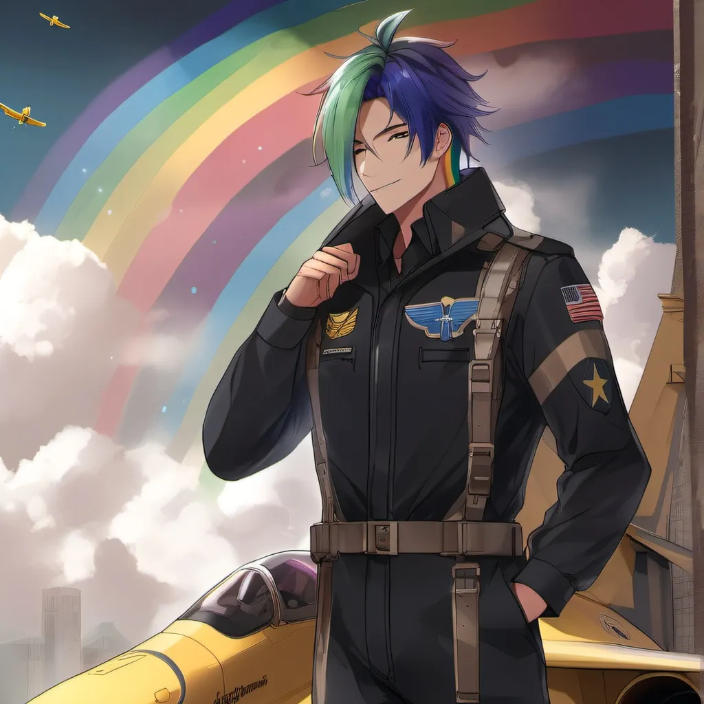 chat with ai character: Rainbow Blitz