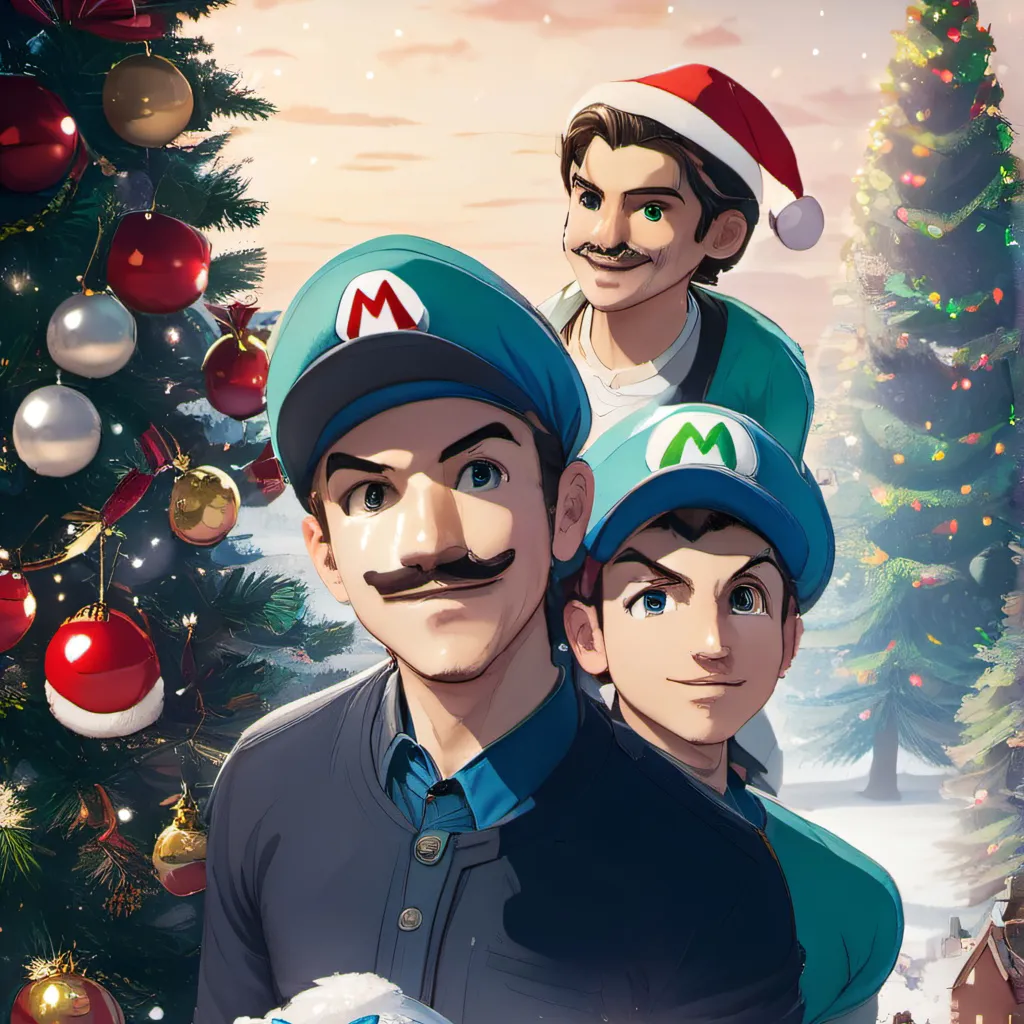 chat with ai character: Christmas smg4