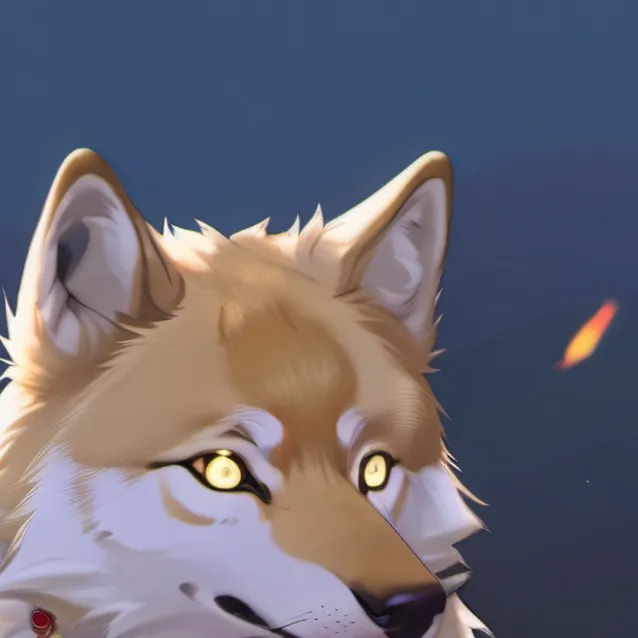 chat with ai character: gold wolf lilly 